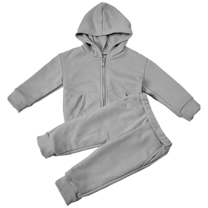 Conjunto de Sudadera Reversible de Felpa con Mezcla de Poliéster/Algodón Orgánico de Diseño para Niños, Sudadera con Capucha Ecológica, Logotipo Personalizado de Alta Calidad - Product Image 3