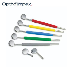 Espejo Bucal Dental Manual de Acero Inoxidable, Instrumento de Examen Oral de Precisión, Agarre Ergonómico, Cabeza Reflectante Transparente - Product Image 5