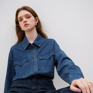 Unique Trending Autumn Red Color Cotton Filled Denim Jeans Jacket for Women's Cropped Sized Eco Friendly Quick Dry Breathable - Product Image 3