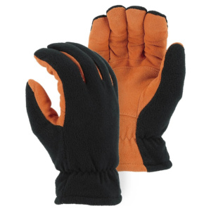 Cowhide Split Leather Men Driving <b>Gloves</b> Warm Winter Full Fleece Lining General Purpose Safety Industrial Work Protection <b>Gloves</b> - Product Image 2
