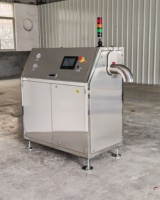 Petite machine à glace sèche commerciale Hitachi GB-50 en acier inoxydable 304, contrôlée par PLC, moteur personnalisable, capacité adaptable
