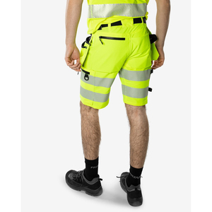 Shorts de sécurité haute visibilité pour hommes les plus vendus, shorts de travail cargo haute visibilité, shorts de sécurité de bonne qualité avec bande réfléchissante - Product Image 3