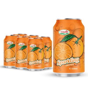 Bebida carbonatada Vitamina C 330ml con jugo de mango Espumoso NAWON Fábrica de Vietnam Precio de mayorista Muestra gratis Etiqueta privada OEM - Product Image 3