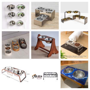 Soporte de bambú sólido elevado al por mayor para alimentación de perros y gatos, cuenco de cerámica para perros, cuencos elevados, comedero para mascotas - Product Image 6