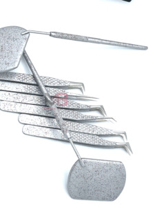 Pinzas para Pestañas de Acero Inoxidable Personalizadas a Precios Económicos, Pinzas para Extensión de Pestañas con Punta de Fibra de Buena Calidad - Product Image 6