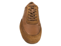 Chaussures de marche Dlords Declan Brown en daim synthétique respirant à lacets, semelle extérieure en caoutchouc cimentée/Strobel, semelle intermédiaire en EVA, couleur unie