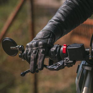 Gants de moto en cuir de haute qualité, écran tactile, protection complète des doigts, respirants, confortables, antidérapants, avec grip sur la paume - Product Image 6