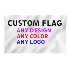 Bannière extérieure décorative, durable, respirante, en polyester, signalétique promotionnelle personnalisée, drapeau avec mât en bois, publicité - Product Image 1