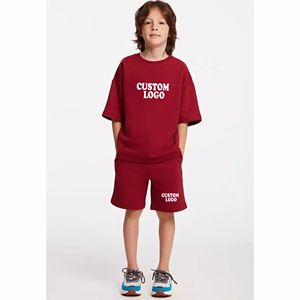 Conjuntos de Ropa de Verano 2026 para Bebés Niñas, Ropa Infantil, Conjunto de Dos Piezas, Camiseta con Estampado en el Hombro + Pantalones Cortos - Product Image 2
