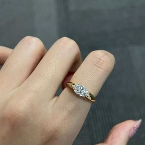 แหวนเพชรทรงมาร์คีส์ 1.0 กะรัต CVD ทอง 14K ประดับเพชรเม็ดเดี่ยว แหวนหมั้น รับรองโดย IGI ของขวัญเครื่องประดับสำหรับงานแต่งงานและงานเลี้ยงสำหรับเธอ - Product Image 3