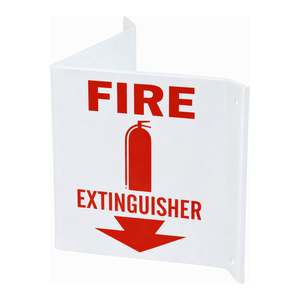 Panneau d'extincteur Brady en PVC - Avertissement de sécurité imprimé UV pour intérieur et extérieur - Product Image 1