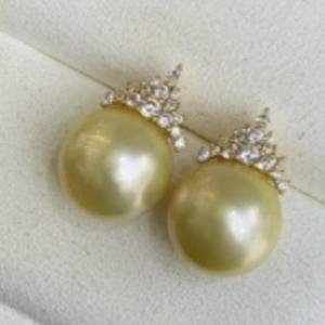 Cherati Lace Natural Black Pearl 9-10mm Fine Dangle <b>Earrings</b> New Boutique Silver Cloth Heavy-Duty Textured Gift <b>Box</b> - Product Image 1