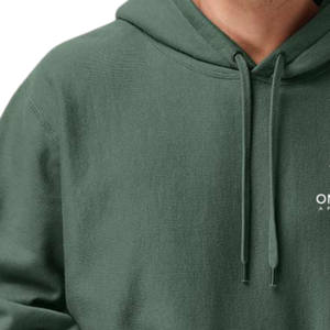 Sudadera con Capucha para Hombre, Tejido Grueso, Color Verde Alpino, Forro Polar Premium, Estilo Casual y Urbano, Cálida y Resistente - Product Image 5