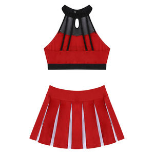 Uniforme de Animadoras Personalizado para Hombre, 100% Poliéster, Logotipo Personalizado, Servicio OEM, Transpirable, Cualquier Color, Alto Rendimiento - Product Image 5