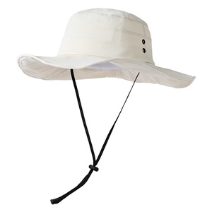 Summer Outdoor Nylon Fisherman Hat Unisex for Cycling Hiking Sun protection <b>Large</b> Brim Quick-drying Breathable Bucket Hat - Product Image 4