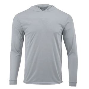 Hombres Sun Skin Protection T-Shirt Sudadera con capucha de manga larga al aire libre de poliéster con capucha - Product Image 3