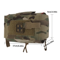 Sac médical tactique, trousse de premiers soins, pochette de survie d'urgence, sac d'organisation médical portable Molle pour la chasse, le véhicule, le camping