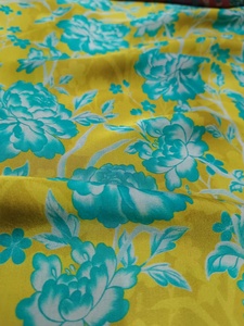 Tela de Algodón Cambray Orgánico Color Turquesa Rosa, Transpirable, Ligera, con Estampado Digital y Acabado Mate para Prendas de Vestir, Decoración del Hogar y Costura - Product Image 6