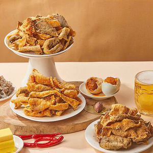 ขนมหนังปลากรอบ รสแซลมอนทอดไข่เค็ม รสชาติอาหารทะเลเวียดนาม - Product Image 3