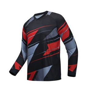 Jersey Deportivo de Motocross con Tela Elástica que Absorbe el Sudor, Perfecto para Carreras Todoterreno, Aventuras en Motocross y Entrenamiento - Product Image 1