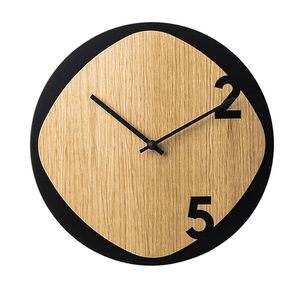 Natural Wooden <b>Clock</b> Low Cost Handmade <b>Wall</b> <b>Clock</b> for Living Room <b>Bedroom</b> Office and Gift Decoration - Product Image 1