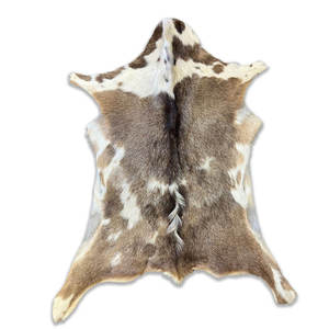 Alfombra de piel de vaca de primera calidad, piel auténtica, suave, con pelo natural, para decoración de interiores del hogar. - Product Image 3