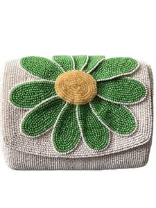 Sac à bandoulière brodé de perles de verre de forme personnalisée classique avec motif de couleurs mélangées Voyage de luxe fait à la main et utilisation quotidienne Inde - Product Image 5