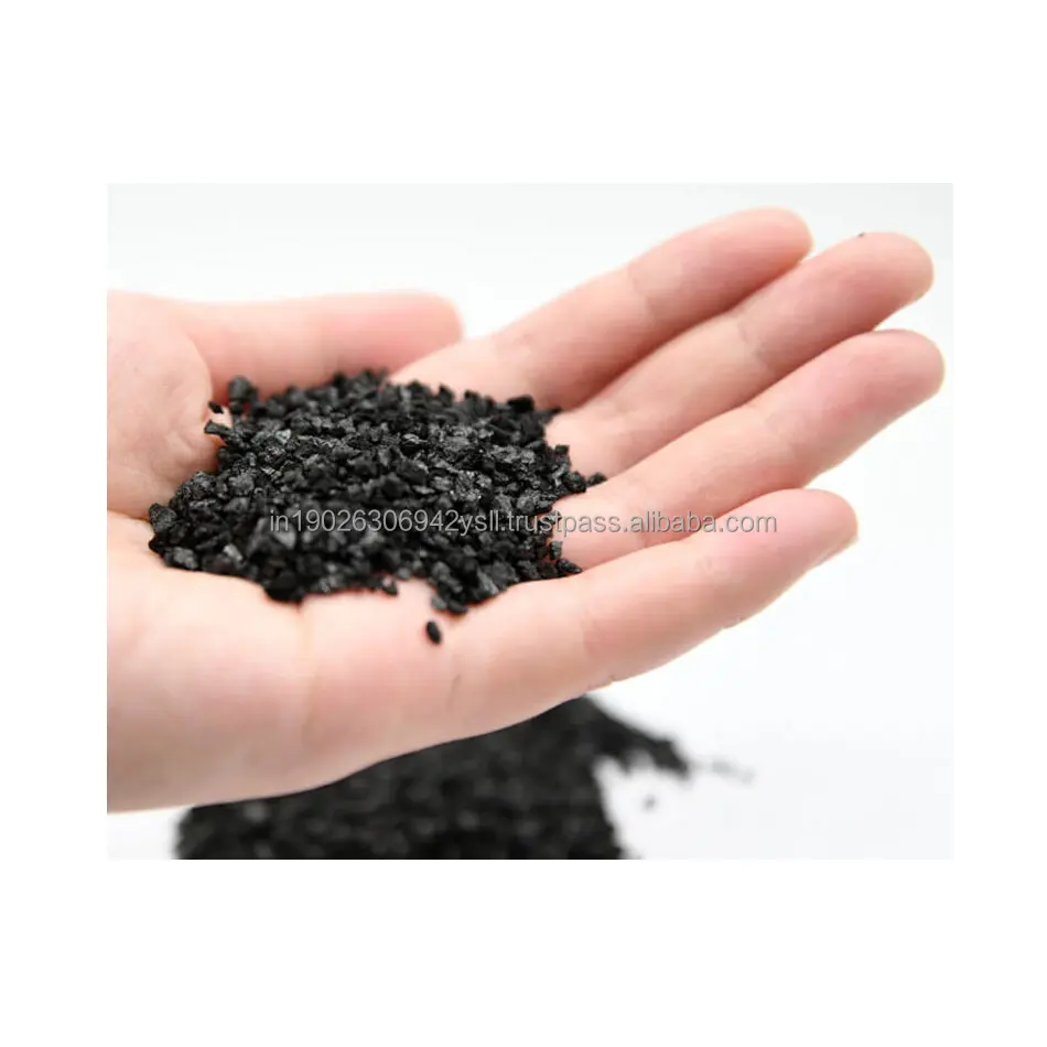 Ceia oferece grânulos pretos com tamanho de partículas 20X50 20X60 20X70 GFL filtro série grânulos de carbono preto para venda