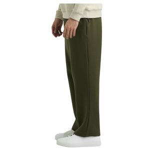 <b>Men's</b> Premium Olive Green Relaxed Fit Sweatpants Heavyweight Cotton Blend Casual Joggers Comfortable Loungewear <b>Elastic</b> <b>Waist</b> - Product Image 2
