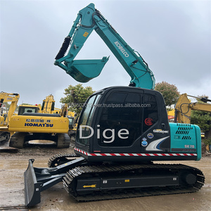 Mini-excavatrice Kobelco SK75 SK60 d'occasion 2018-2022, 6 tonnes, moteur Yanmar d'origine japonaise, pompe hydraulique, capacité de la benne de 0,22 m³, testée - Product Image 3