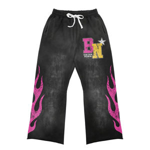 Chándal Deportivo Estampado Completo para Hombre, Último Diseño 2025 |   Conjunto de Sudadera con Capucha y Pantalones Acampanados |   Chándal Transpirable Personalizado OEM ODM - Product Image 4