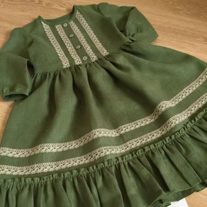 Lindo Vestido de Fiesta para Bebé Niña, Ropa Infantil Elegante, Personalizable en Talla y Color - Product Image 4