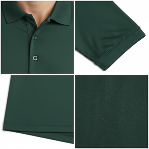 220 GSM Cotton Fabric Solid Color Polo Shirt Men <b>Classic</b> Collar Shirt Breathable Custom OEM Wholesale Factory Made Shirt - Product Image 6