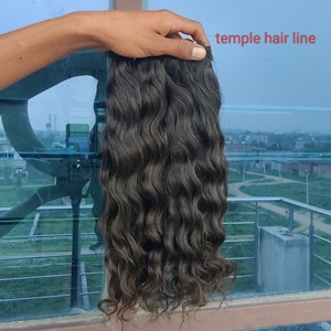 Extensions de cheveux naturels indiens Remy ondulés pour femmes, 100g, double trame machine, cheveux indiens noirs, à clipser/tisser, toutes couleurs - Product Image 4