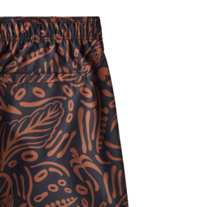 Short de bain pour homme de créateur - Collection été tendance, séchage rapide, respirant, coupe-vent, micro-extensible, imprimé par sublimation, 100% coton - Product Image 3
