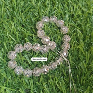 Perlas de Moissanita Blancas Redondas de 8 MM, Corte AAA, Hechas a Mano, Proveedor Mayorista para la Fabricación de Joyería - Product Image 3