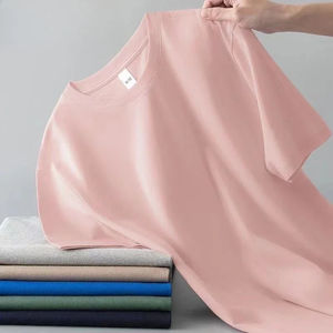 Camisetas de hombre de algodón de manga corta con cuello redondo, camiseta personalizada para fitness y jogging, 100% algodón, fábrica OEM, camisetas personalizadas de alta calidad. - Product Image 5