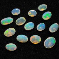 Opale éthiopienne naturelle ET, taille ovale, couleur arc-en-ciel, 20g, pour la fabrication de bijoux, Zehra Gems and Jewellery