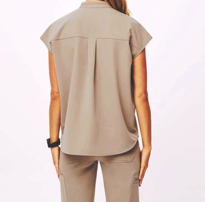 Offre Spéciale – Ensembles de Blouses Médicales Confortables en Polyester et Spandex Tissé de Haute Qualité, Personnalisables, pour Hommes et Femmes, Usage Infirmier (Aiguille) - Product Image 2
