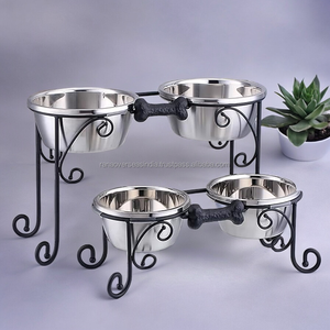 Cuencos para mascotas de acero inoxidable de primera calidad con soporte de metal para opciones de comida y agua al por mayor a los mejores precios del proveedor - Product Image 4