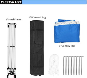 Portable Pop <b>Canopy</b> <b>Tent</b> Four Season Outdoor Shelter Polyester UV Protection Waterproof Event Cover for Camping Exhibition - Product Image 4