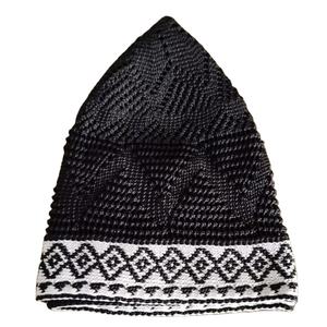 Bonnet Kufi musulman pour hommes, ajustable, en tissu de coton respirant, chapeau de prière musulman extensible, fabriqué au Bangladesh, toutes saisons - Product Image 2