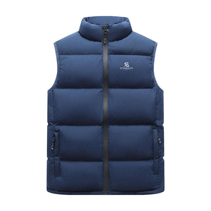 Men's Casual Puffer <b>Waistcoat</b> Autumn Sleeveless Warm Bubble <b>Quilted</b> 100% Polyester Filled Waterproof Breathable Outdoor Outer - Product Image 1