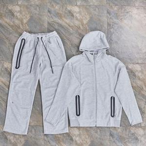 Custom Half Zipper Nylon Shirt Windbreaker Short Set Oversized <b>Long</b> Sleeve Shirt and Short Set - Product Image 2