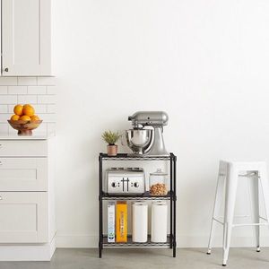 Divisori per Scaffali in Ferro Rivestito in Plastica a 3 Strati, Neri, 350*600*850 - Product Image 4