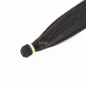Extensiones de cabello de trama India hecha a mano de la mejor calidad 100% suave y de larga duración con cutículas alineadas Cabello más vendido - Product Image 5