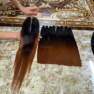 Extensiones de Cabello Humano Virgen Vietnamita Liso Natural, Pelucas con Encaje Frontal, Ondulado y Rizado, Personalizadas, de Alta Calidad, Hechas a Máquina - Product Image 1