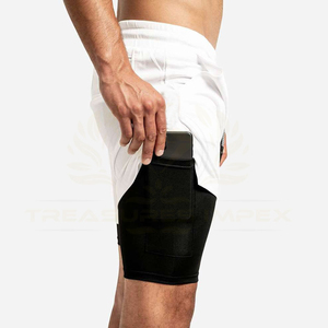 Shorts de sport pour hommes 2026 – Respirants, amples, anti-chafing, style décontracté, pour la course en extérieur, en coton/polyester uni - Product Image 6