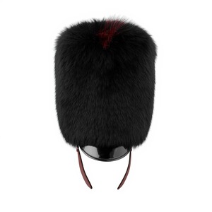 Feenix Tall Waterproof 100% Wool Adjustable Unisex Busby <b>Hats</b> Inspired by Historic Regimental Uniforms for Outdoor Use - Product Image 3