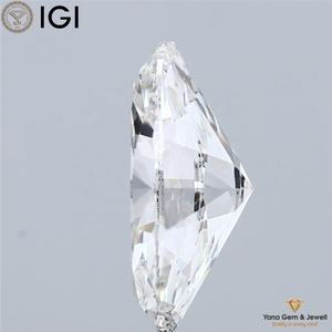 Hermoso Diamante Cultivado en Laboratorio con Corte Ovalado CVD de 3.50 Quilates, Color F, Claridad VVS2, Certificado IGI, Joyería Contemporánea - Product Image 4